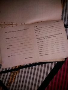 Royal Enfield Mini Bullet Original Service Manual