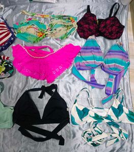 Combo Of 9 Bikini Tops