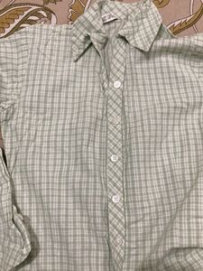 Green Plaid Shirt
