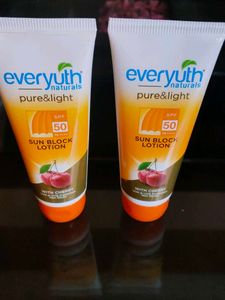 2 Pieces Everyuth Natural Sunscreen SPF 50++++