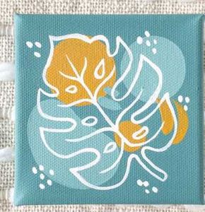 Whale Tail Sunset Painting