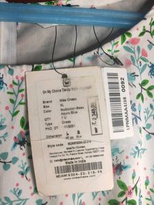 Floral Print Tie-up Dress