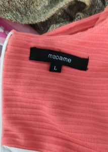 Chic Coral Bodycon Dress