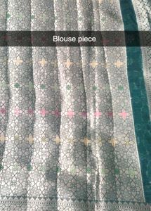 Elegant new green saare🖇️