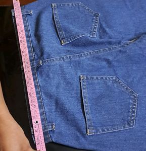 Blue Cargo Jeans( High Waist)