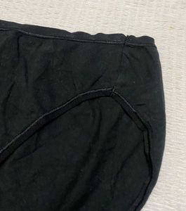 Basic Black Cotton Brief