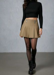 Pleated Mini Skort