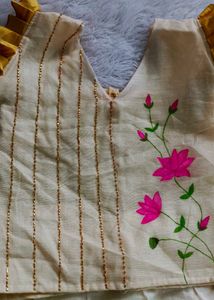Hand-Painted Kerala Style Lehenga