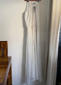 Super long sequin jumpsuit