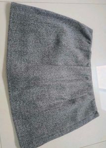 Gray Mini Skirt