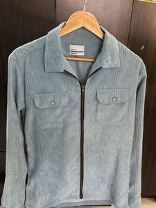 Stylish Blue Corduroy Jacket