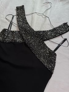Halter Neck Embellished Top