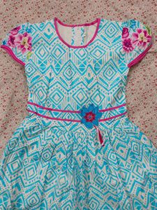 Girls&#39; Floral Print Dress