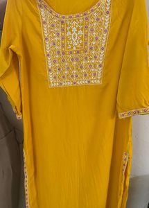 Elegant Embroidered Kurta