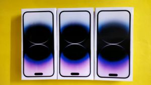 Dummy IPhone 14 With Anime Poster