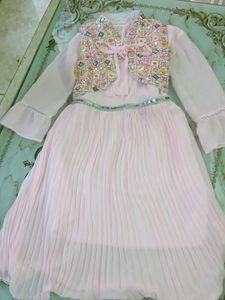 Embroidered Ethnic co ord set- kurti set