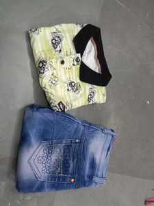 Boy's Outfit: Shirt & Jeans