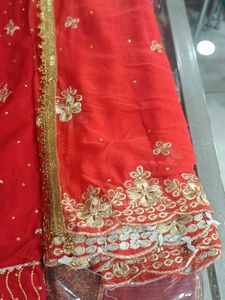 Red Embroidered Salwar Kameez