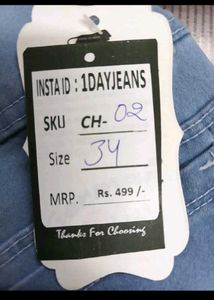 Blue Colour Jeans For Women