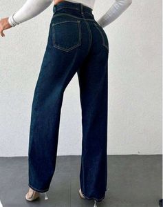Baggy Navy Blue Jeans