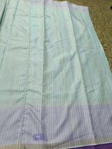 Like New Purple And Aqua Blue Joint Saree