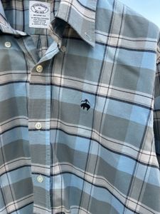 Blue Plaid Shirt