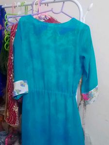 ALine Kurti With Shrug