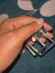 Geometric Silver Earrings