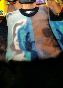 Urban Revivo Abstract Pattern Knit Sweater