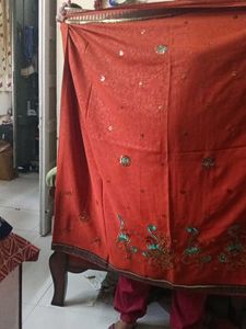 Elegant Embroidered Saree