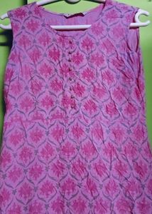 Pink Colour Kurti