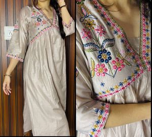 Rich fabric - Alia cut Blush pink kurta set