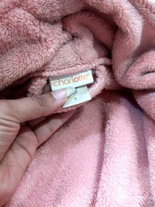 Pink Charlotte Furr Bathrobe