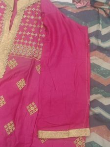 Pink Dress Material Boutique Style