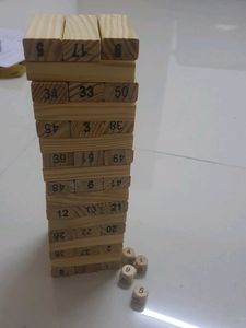 51 Pcs Jenga Blocks