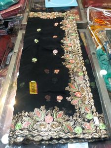 Elegant Black Saree