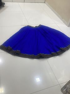 Elegant Blue Ethnic Skirt