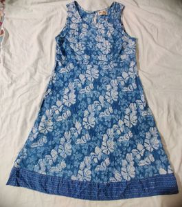 Handblock Indigo Print Dress
