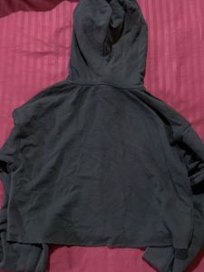 Graphic H&amp;M Crop Hoodie