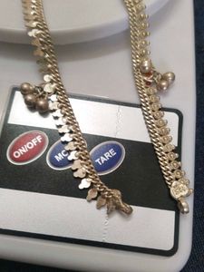 Vintage Silver Anklets 91.1%purity Of Gram