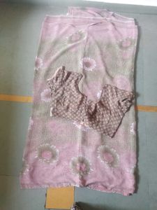 Printed Sari With Blouse