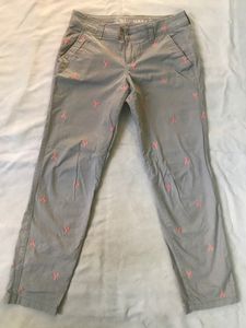 Old Navy Lobster Embroidered Pants