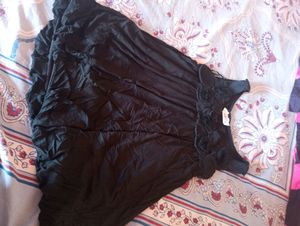 Black Top Short Frock New Not Used