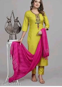 Elegant Embroidered Kurta Set