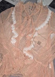 Frill Top With Front Knot