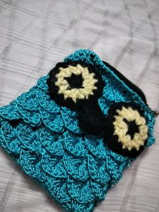 Pintresty Crochet Owl Coin Pouch 👝