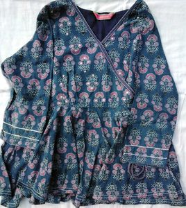 Floral Print Wrap Top