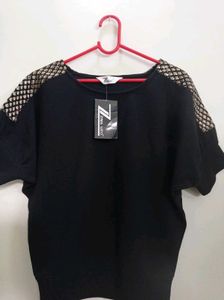 Black Embellished Top