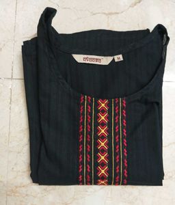 NEW BLACK KURTA