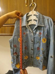 Floral Denim Shirt